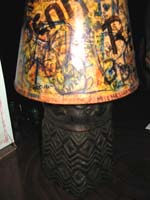 One of many Marqueasn carved table lamps